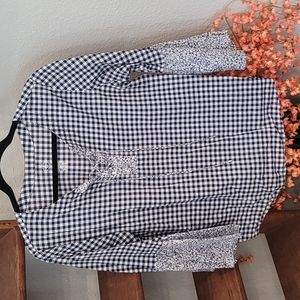 Cute blue checkered shirt